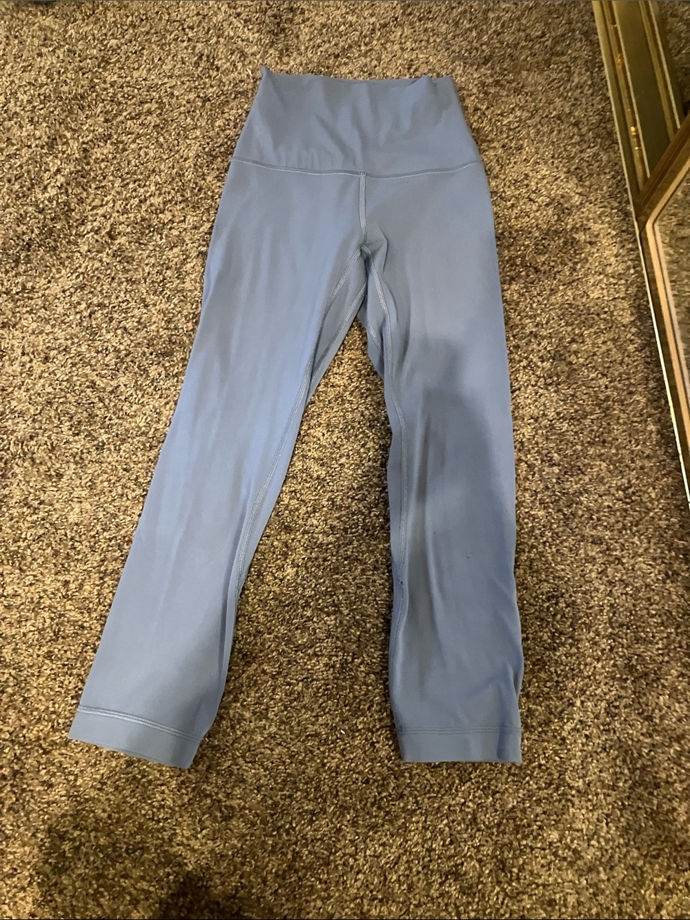 lululemon athletica High-Rise Cropped Leggings in Dusty Blue